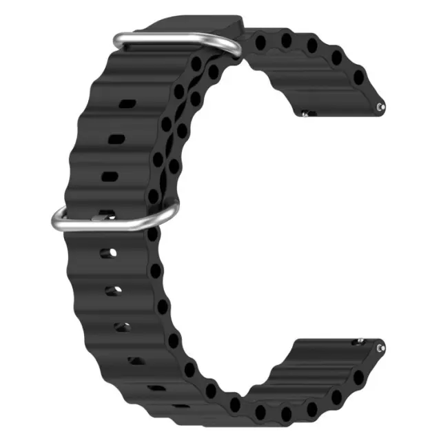 Ocean Style Λουράκι για Smartwatch 20mm-Midnight Blue OEM 3