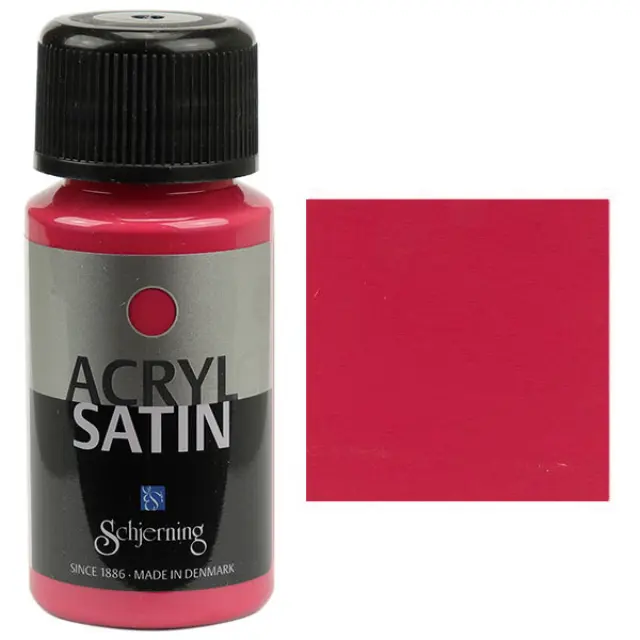 Ακρυλικό Χρώμα Schjerning Acryl Satin - 2116 Carmine Red - 50ml