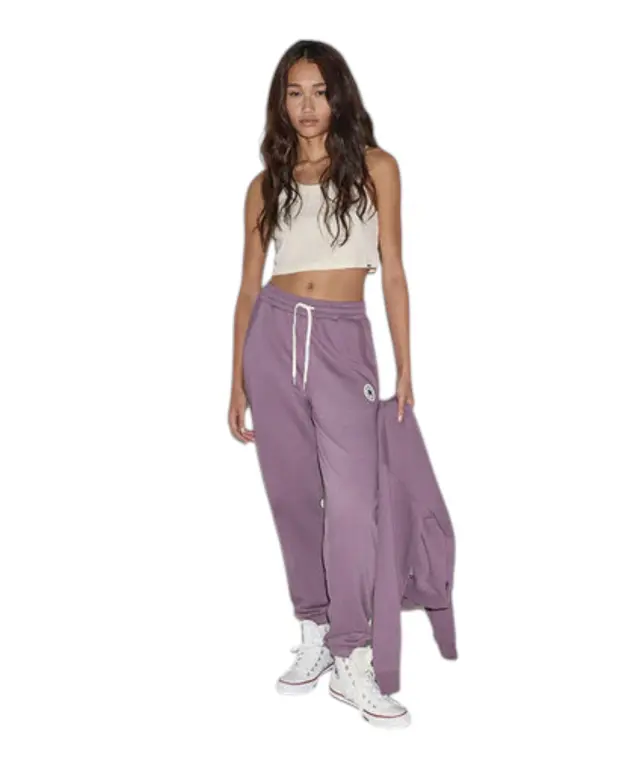 Converse - Γυναικείο Παντελόνι Φόρμας Chuck Patch Jogger CVW6B118-033 Μωβ 2