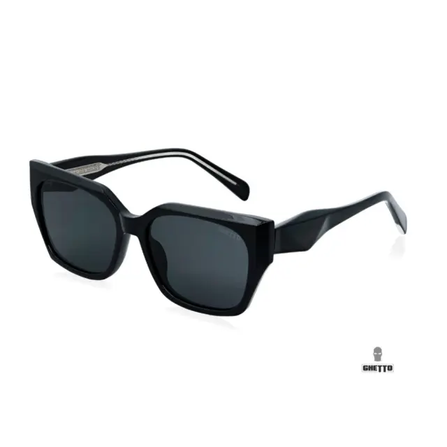 Ghetto Cat Eye Sunglasses L Black Frame For Women