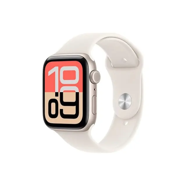 Apple Watch SE 3 GPS & Cellular 40mm Starlight Aluminium Case Starlight Sport Band M/L (MEP74MP/A) 2