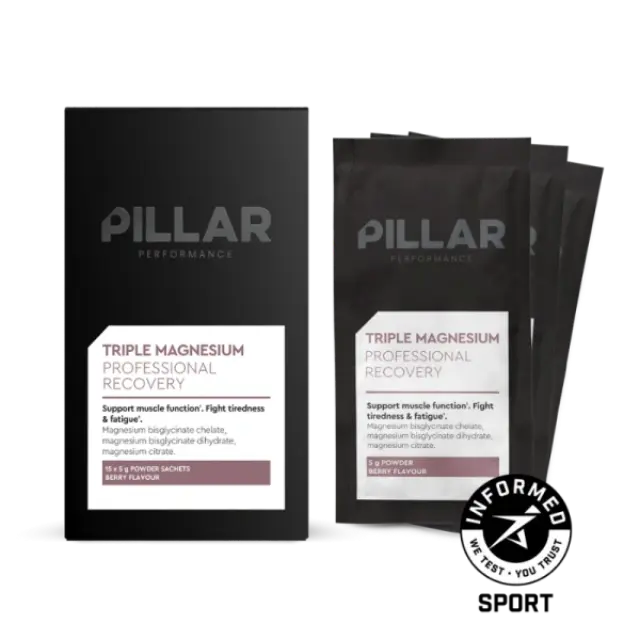 Triple Magnesium 5g Powder Sachet Berry Flavour PILLAR