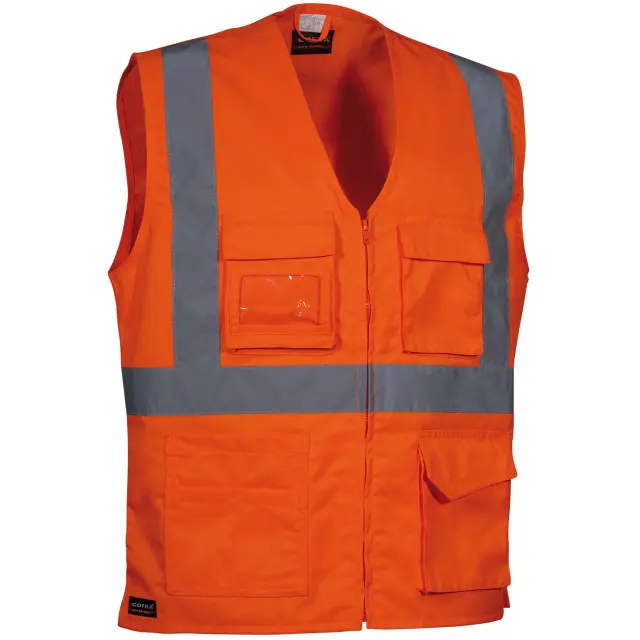 Γιλέκο Εργασίας Ανακλαστικό Cofra Seki orange