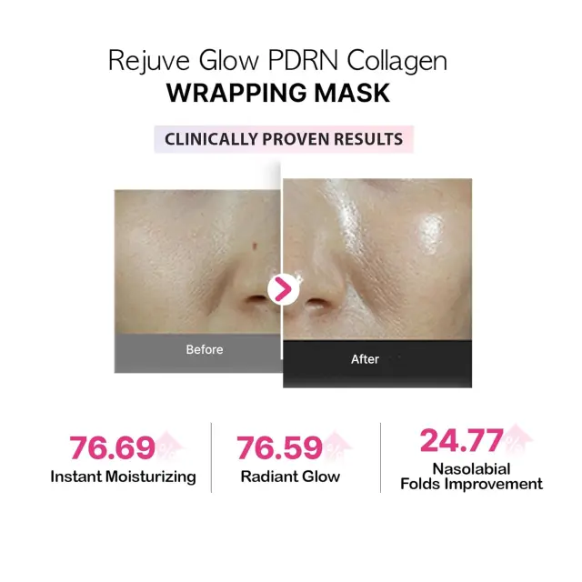 Apothe RejuveGlow PDRN Collagen Wrapping Mask Μάσκα με PDRN & Κολλαγόνο για Εντατική Σύσφιξη & Λάμψη 70ml 3