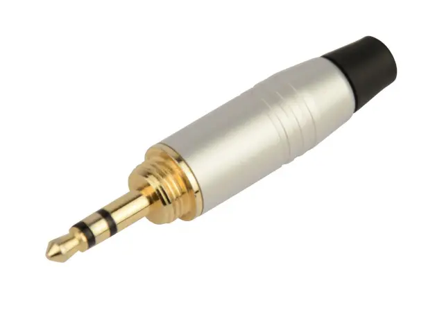 AUDIOPHONY J35STVIS STEREO MINI JACK ΒΙΔΩΤΟ CHROME