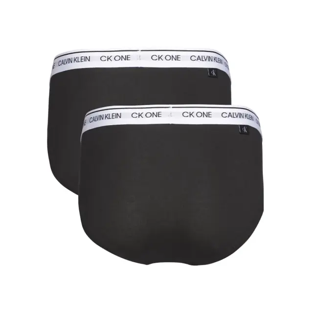 Calvin Klein Ανδρικό Slip CK One - Διπλό Πακέτο, Χρώμα Μαύρο - S 2
