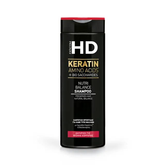 Σειρά HD Keratin Φροντίδα Μαλλιών Σαμπουάν Κάθε Τύπου Μαλλιών 400ml-19503