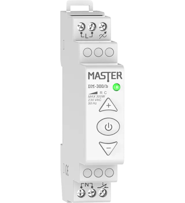 DM-300/b DIMMER ΡΑΓΑΣ LED 1 Module 230VAC/300W MASTER ELECTRIC