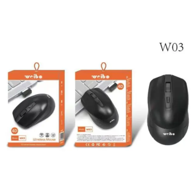 Weibo Ασύρματο Ποντίκι Bluetooth 5.0 1600dpi 2.4G W03 2