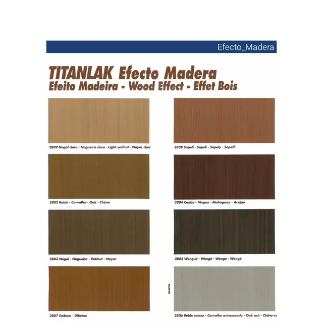 Χρώμα Απομίμησης Ξύλου Efecto Madera 750ml Roble 2802 Titan 2