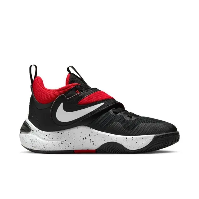 Nike Team Hustle D 11 (GS) (DV8996-003) - Μαύρο-Κόκκινο