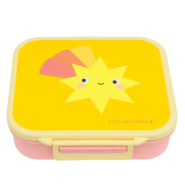 A Little Lovely Company Δοχείο Φαγητού με Χωρίσματα Lunch Box 900 ml - Shooting Star LBSSYE63