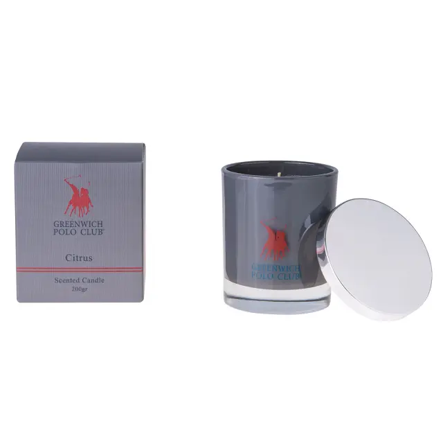 Αρωματικό Κερί 200gr Greenwich Polo Club 3004 Citrus Γυάλινο 2
