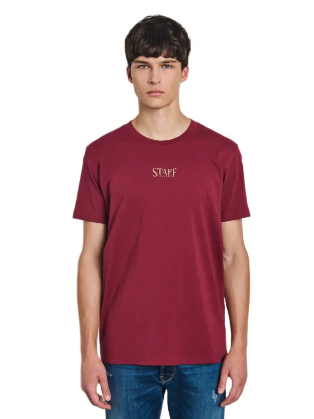 Staff Jeans Basil ανδρικό t-shirt με λογότυπο 64-001.056-2