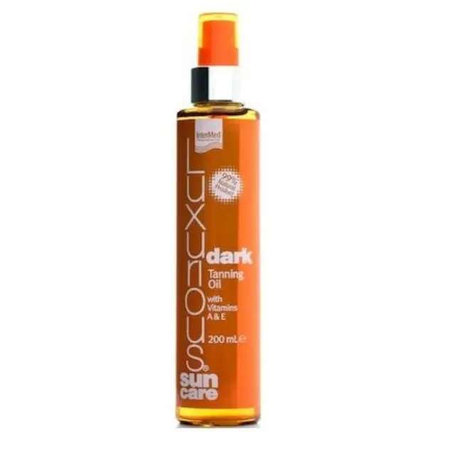 Intermed Luxurious Dark Tanning Oil Αντηλιακό Λάδι Σώματος σε Spray 200ml