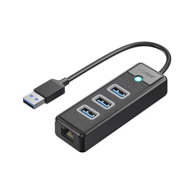 Orico Docking Station PW3UR25-U3 3x USB-A 3.0 1x RJ45 2.5G Ethernet 1.8m Black