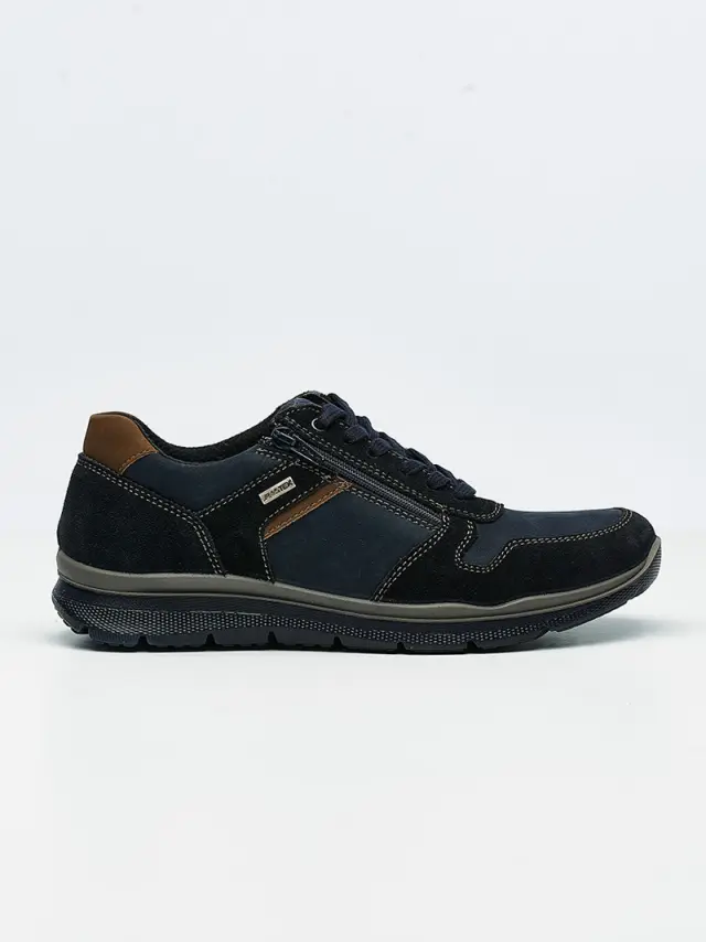 Imac Sneakers Ανδρικό δέρμα Nubuck Μπλέ IMA/253148 NOTTE 2