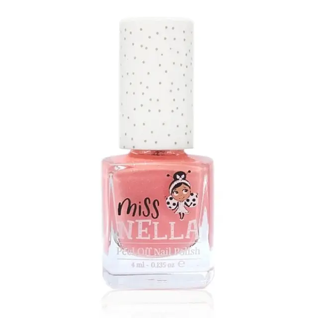 Miss Nella Peel Off Παιδικό Βερνίκι Νυχιών 4ml - Peach Slushie