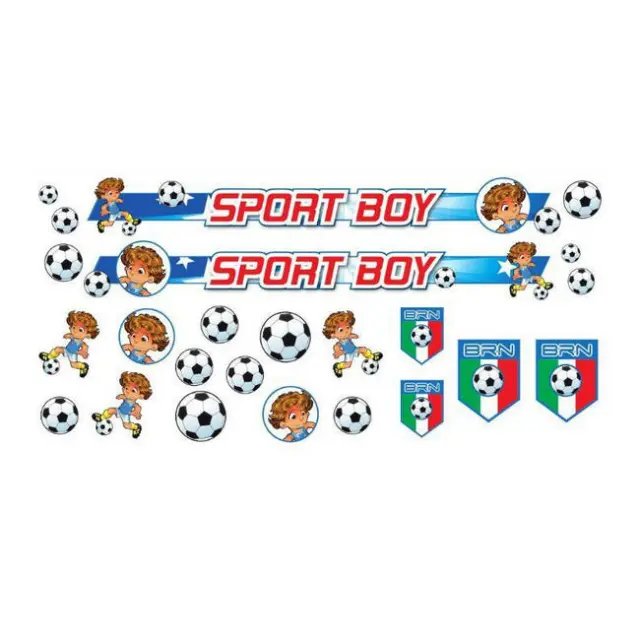 BRN ΣΕΤ ΑΥΤΟΚΟΛΛΗΤΑ ΠΟΔΗΛΑΤΟΥ SPORT BOY DE08B