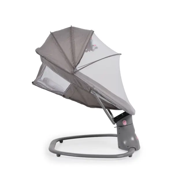 Cangaroo Axel Ηλεκτρική Κούνια Ρηλάξ με Bluetooth Pink 2