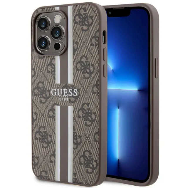 Guess Back Cover Πλαστικό Καφέ (iPhone 15 Pro Max)