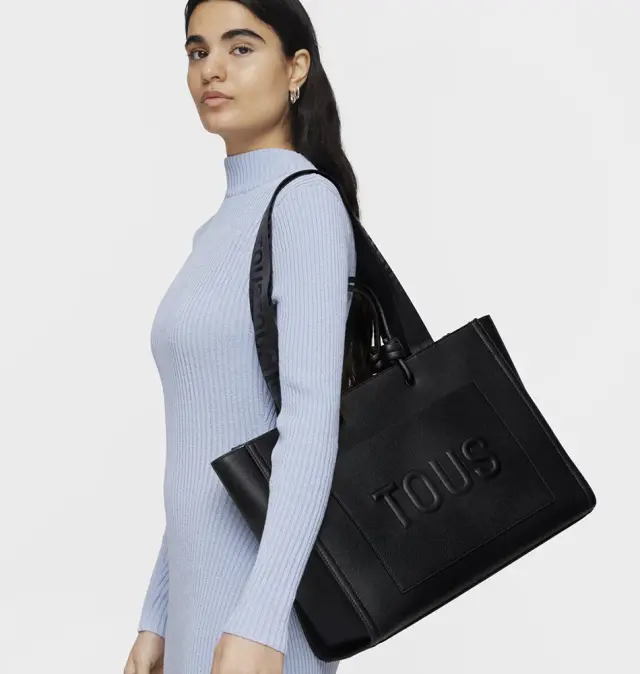 Τσάντα TOUS Shopper XL Amaya La Rue 2002025851 Μαύρο 2