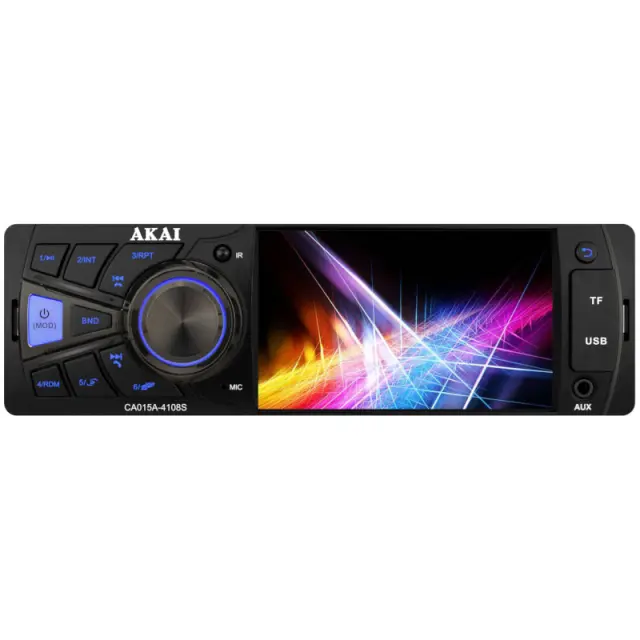 Ηχοσύστημα Αυτοκινήτου Με Μεγάλη Οθόνη Bluetooth USB Micro SD Και Aux-In AKAI CA015A-4108S 3