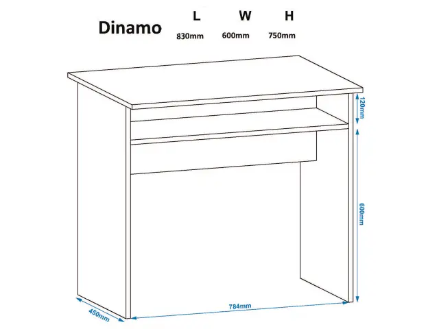 Γραφείο Ρουστίκ DYNAMO 2
