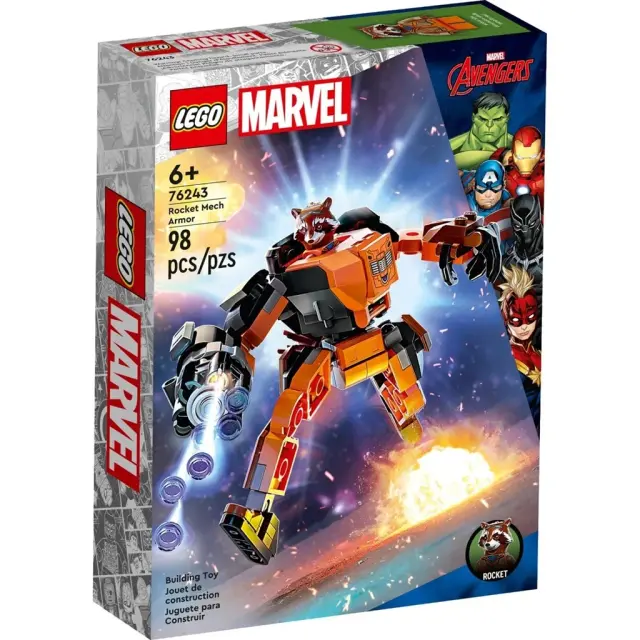 LEGO Marvel Super Heroes Ρομποτική Θωράκιση Του Ρόκετ 76243