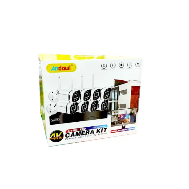 Andowl Ολοκληρωμένο Σύστημα CCTV με 8 Κάμερες 4K Q-S888 PRO - Camera Kit 075748 3