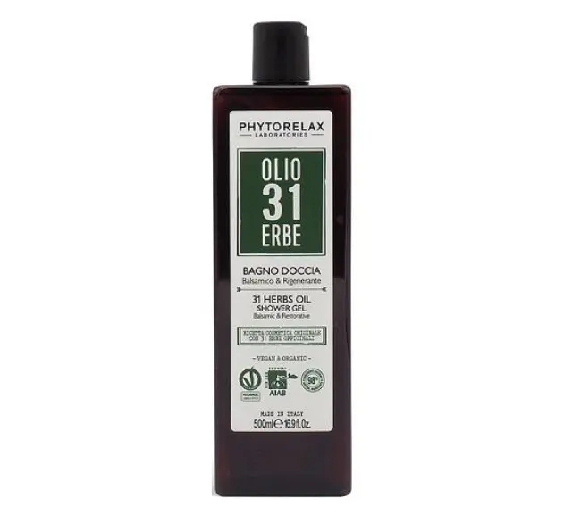 Phytorelax 31 Herbs Oil Shower Gel Balsamic and Restorative Αφρόλουτρο με Φυσικά Εκχυλίσματα από 31 Φυτά, 500ml