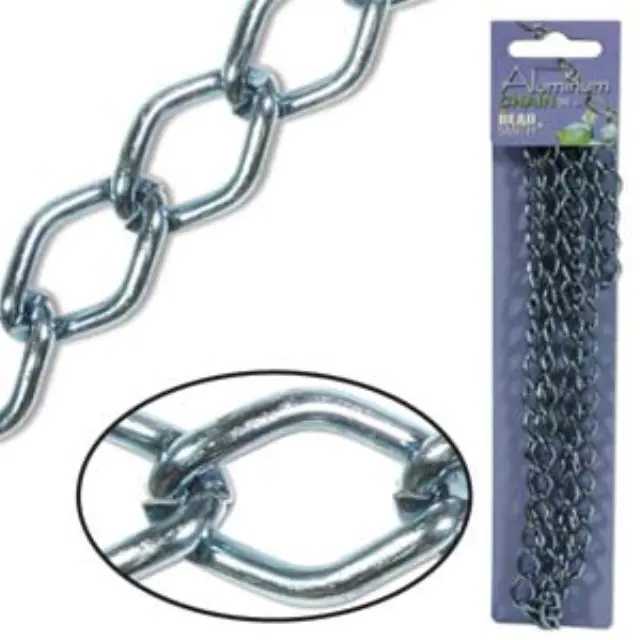 Αλυσίδα Αλουμινίου - Steel Blue - 14.4x9mm - 90cm