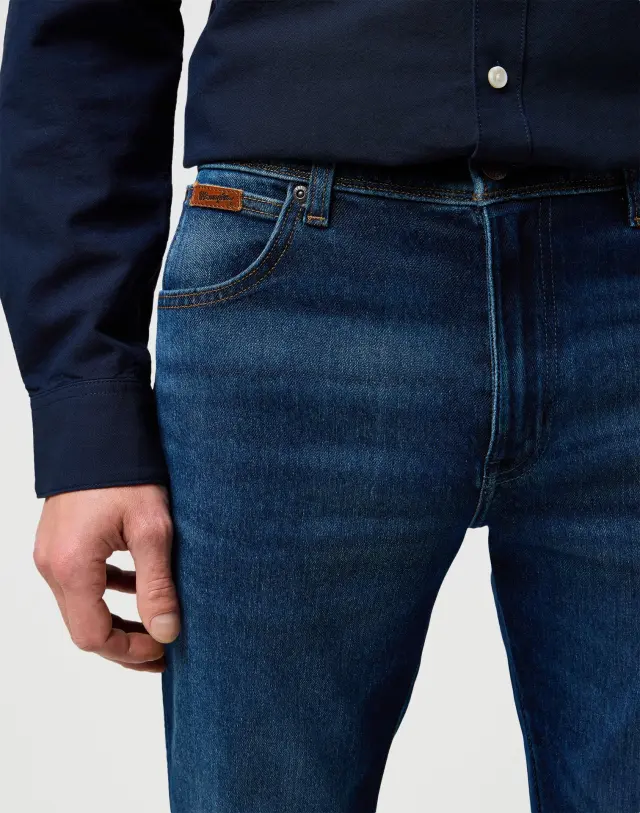 Wrangler Ανδρικό TEXAS SLIM 822 FOG Τζιν Παντελόνι – Blue - 40W 34L 3