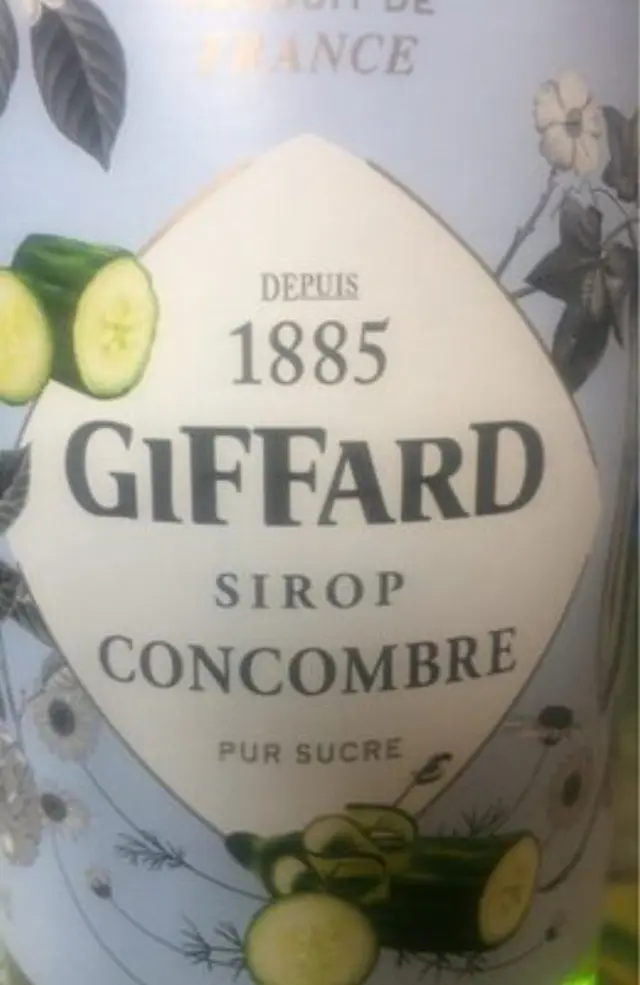 GIFFARD SYRUP CUCUMBER 1000ml