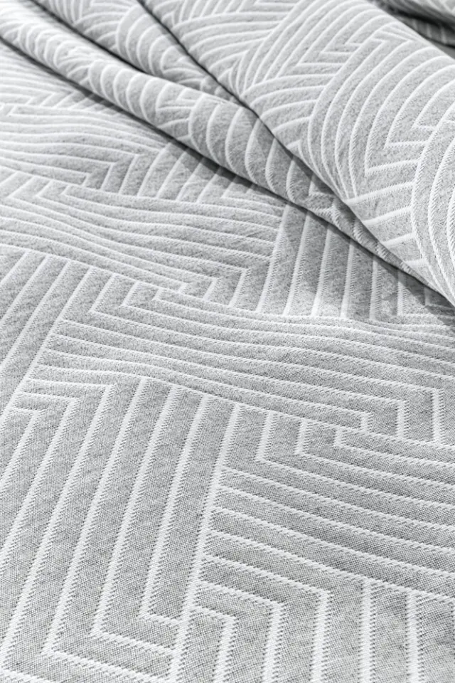 Κουβερτόριο Μονό (180x260) LUPO GREY/WHITE GUY LAROCHE 3