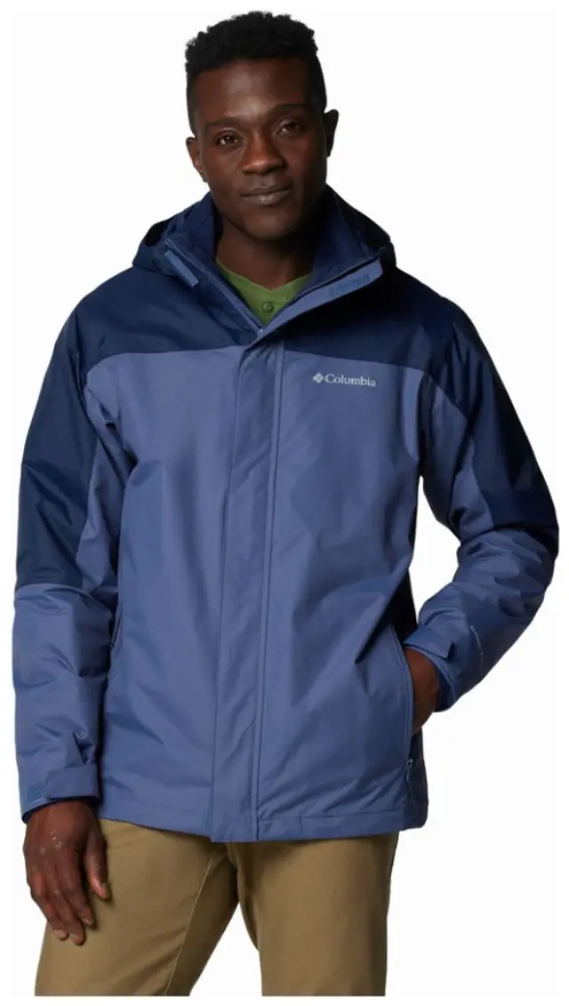 Μπουφάν 3-σε-1 Columbia Ανδρικό Υπερμεγέθη Tunnel Falls™ II Jacket Dark Mountain/Collegiate Navy - 2096922-478