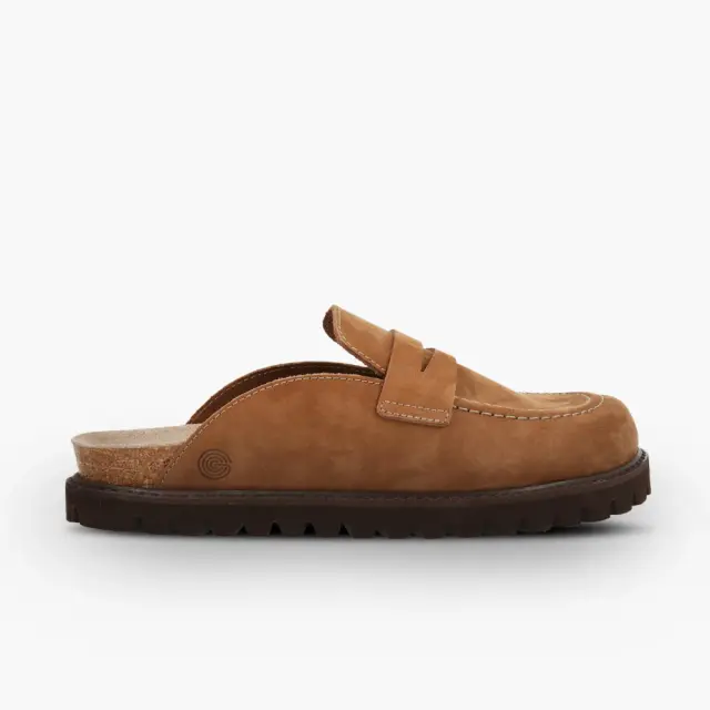 Genuins Σαμπώ Unisex δέρμα Nubuck Καφέ GEN/LOIS NUBUCK TERRA