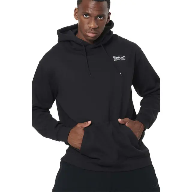 Body Action Men's Soft Fleece Hoodie Μαύρο 063517-01 (Body Action)