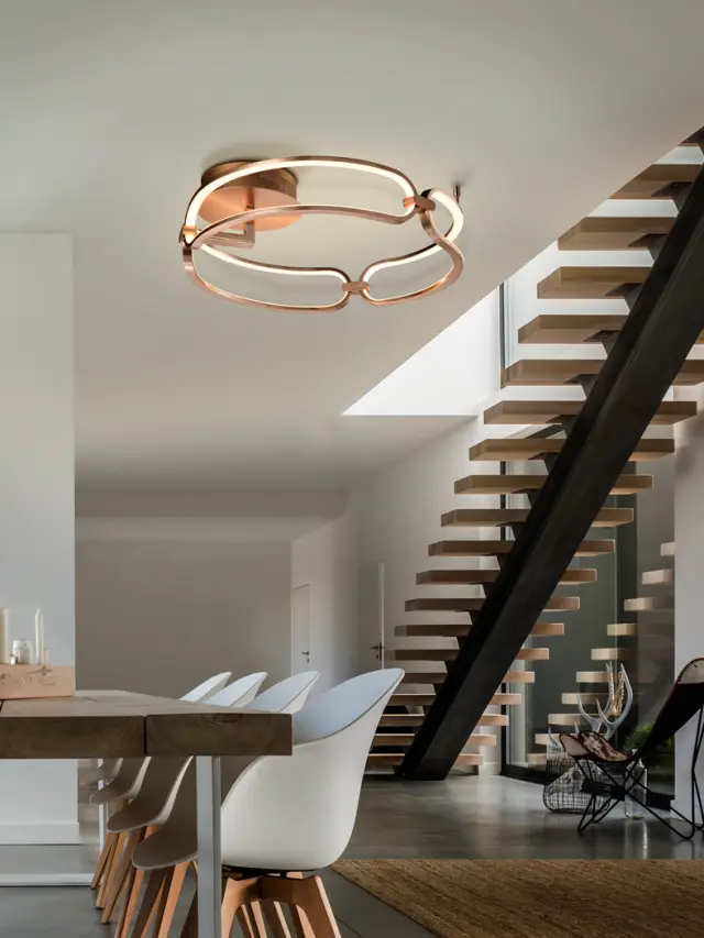COLETTE Ø47 ROSE GOLD φωτιστικό οροφής Ροζ χρυσό