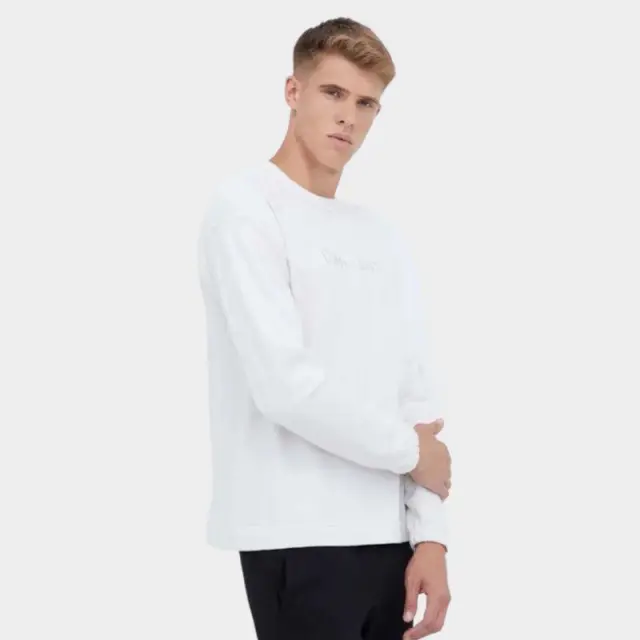 Calvin Klein - Ανδρικό Φούτερ Performance Essentials 00GMS3W302-DE0 Εκρού - XL