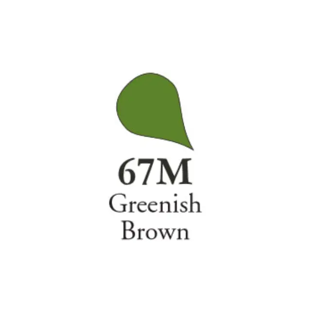 Χρώμα Πορσελάνης Schira - 67M MATT Greenish Brown - 5gr