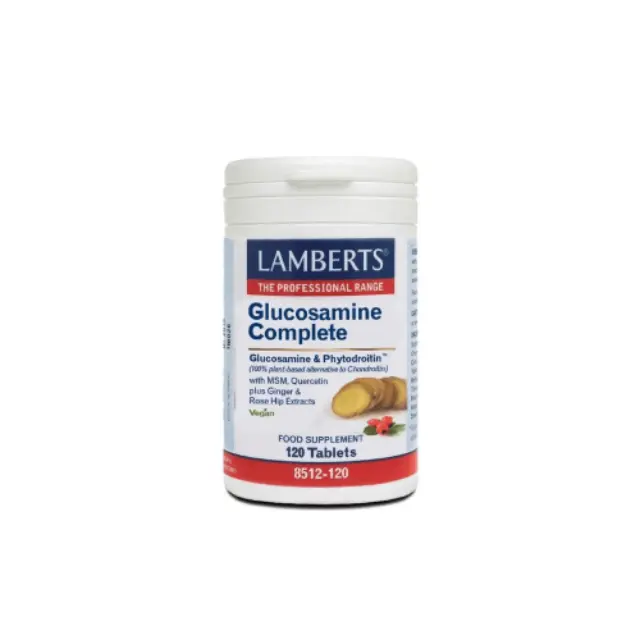 Lamberts Glucosamine Complete Συμπλήρωμα Διατροφής για την Υγεία Αρθρώσεων, Συνδέσμων και Οστών, 120caps