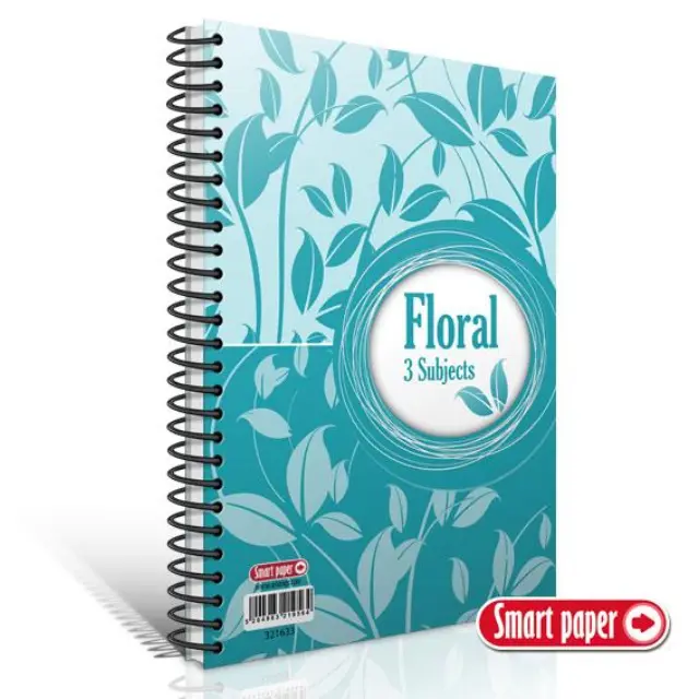 Τετράδιο Θεμάτων Floral 17x24 3 Θέματα