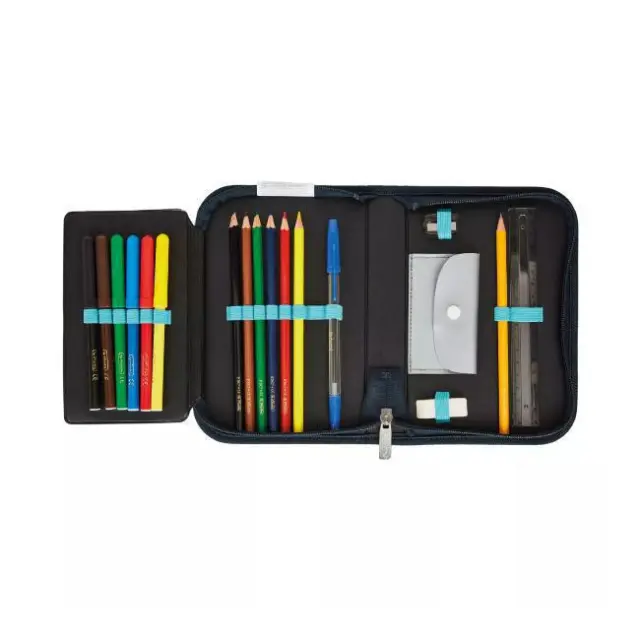 Herlitz Κασετίνα Μονή Γεμάτη Crazy Zebra (50043330) 2