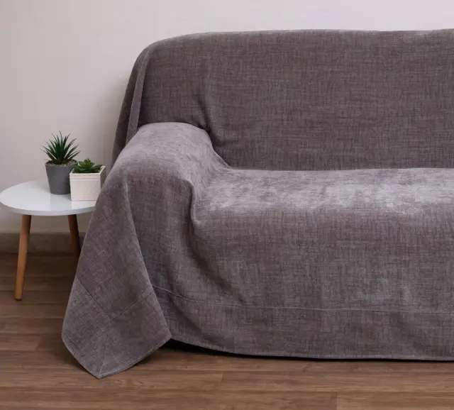 Ριχτάρια Σετ 3 Τεμ 170x170-170x240-170x280 Viopros 2003 Γκρι 85% Βαμβάκι-15% Πολυέστερ