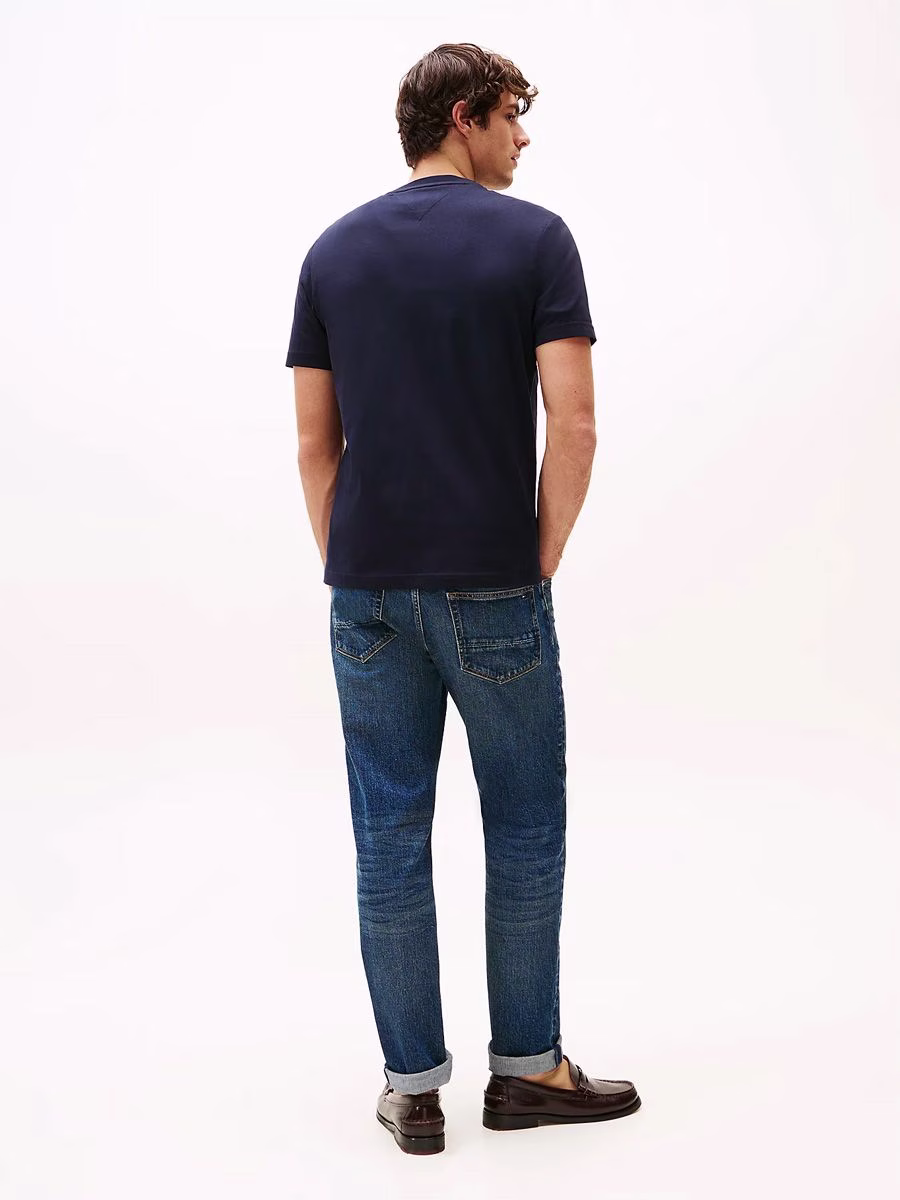 Tommy Hilfiger Ανδρικό Μπλε Σκούρο T-Shirt Μπλε Σκούρο - S 2