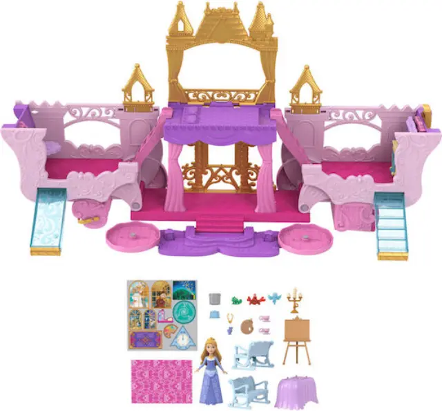 Mattel Καστρο Που Μεταφερεται Και Μεταμορφωνεται Σετ για 10+ Ετών HWX17
