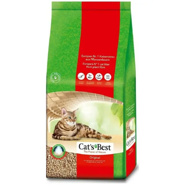 Cat s Best Original Άμμος Πέλλετ Γάτας 17.2kg 40lt
