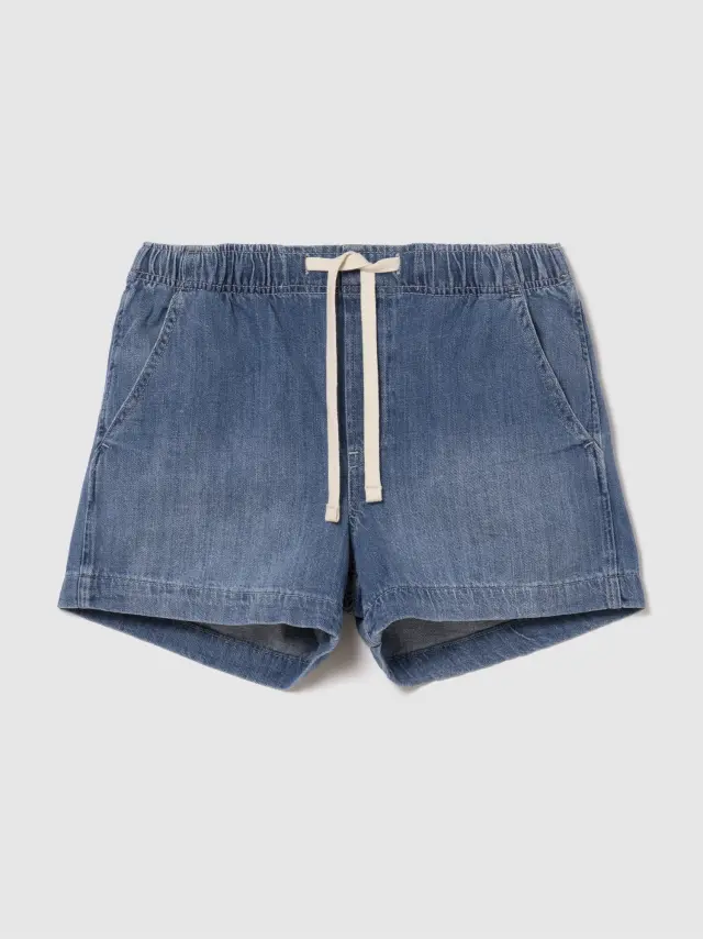 Γυναικείο Τζιν Σορτς 4" Medium indigo - XS