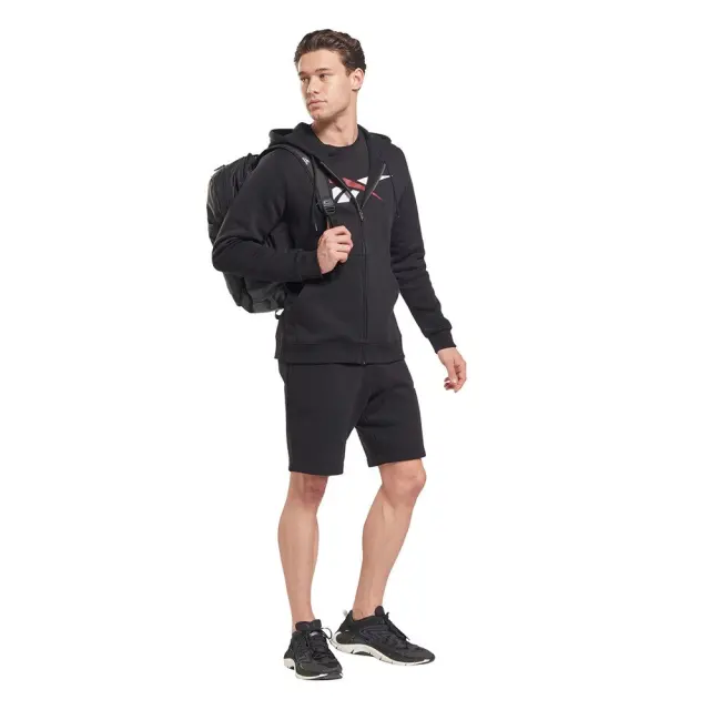 Reebok Training Vector Zip-Up Jacket (HI0581-Black) - Μαύρο 3